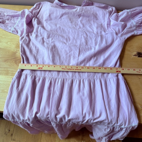 SOLD NICOBLU JACARANDA MAXI DRESS TIERED EMBROIDERED PRAIRIECORE COTTAGECORE L - Picture 9 of 12